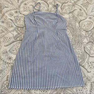 Kendall & Kylie Blue Striped Mini Dress